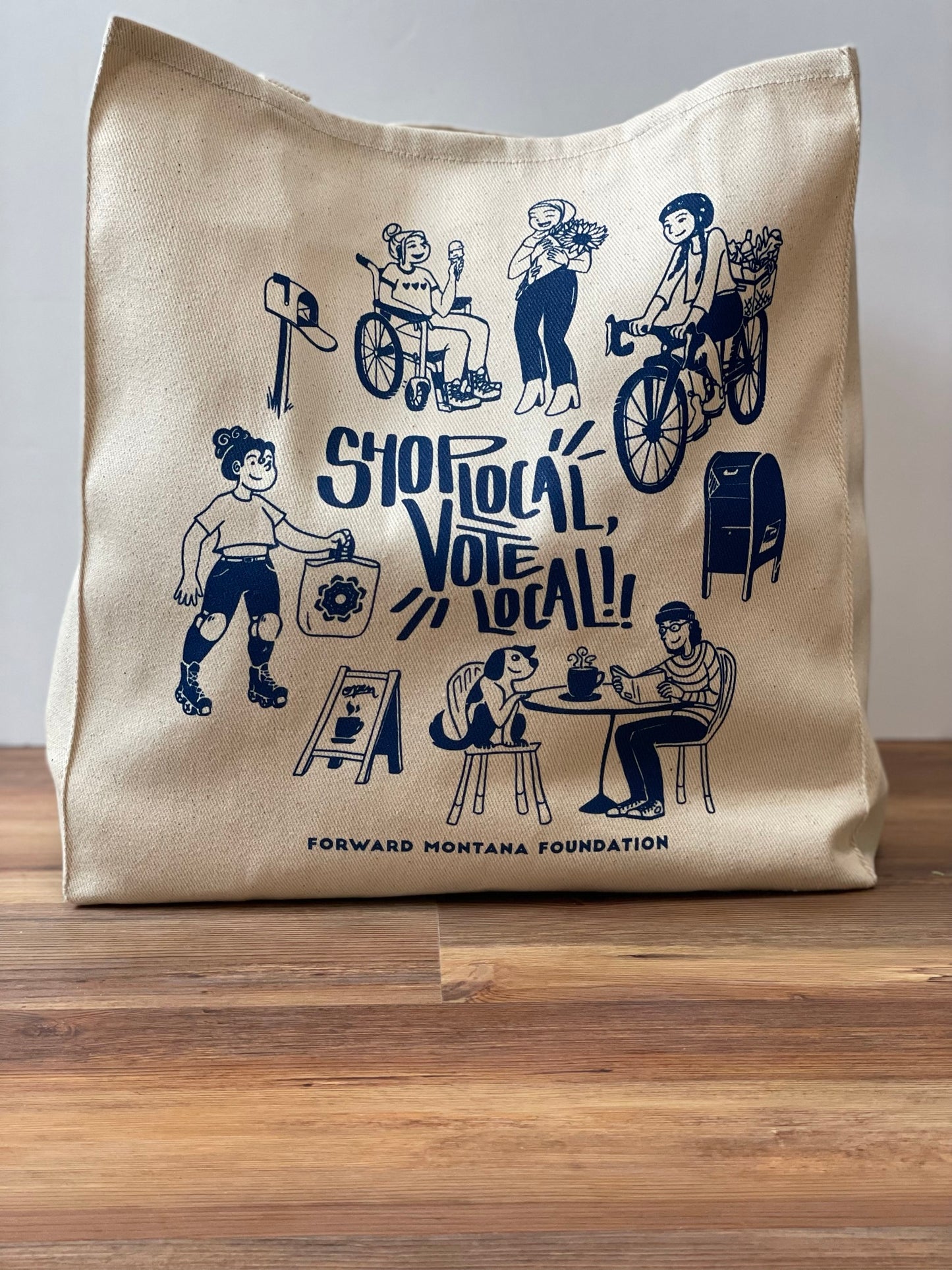 Shop Local, Vote Local Tote Bag